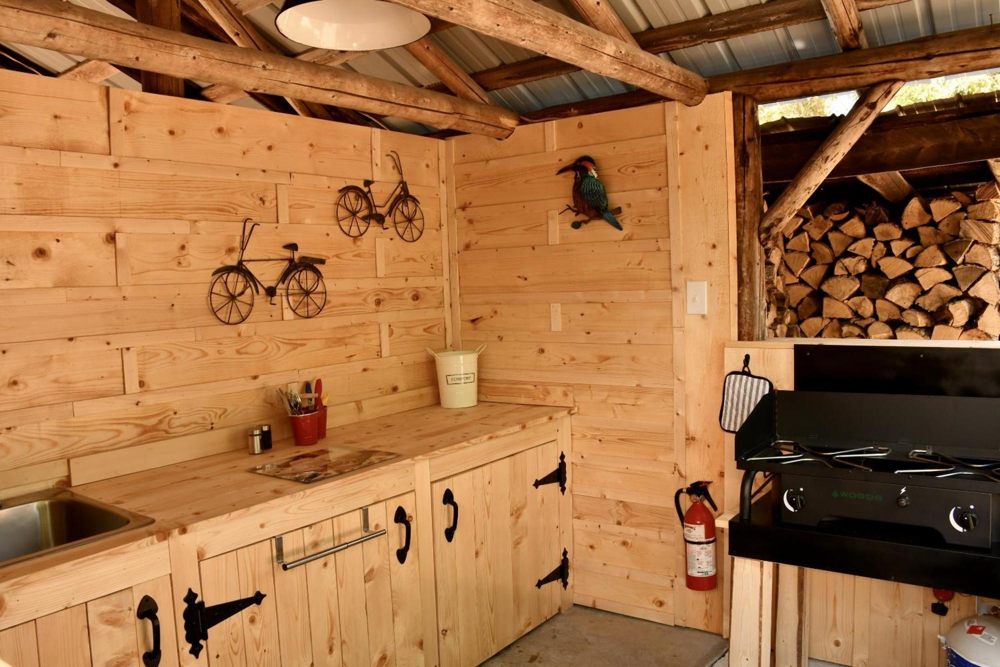 Domaine le Bostonnais - Le Village en Bois Rond La Tuque Extérieur photo