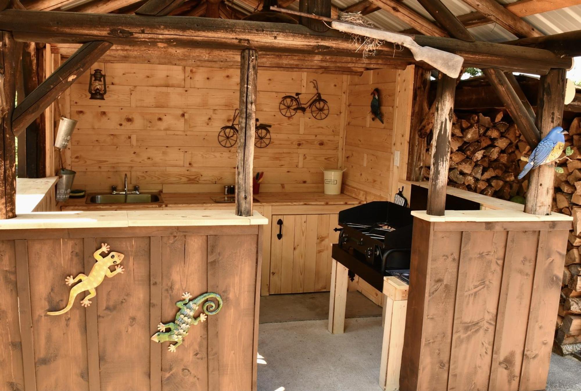 Domaine le Bostonnais - Le Village en Bois Rond La Tuque Extérieur photo