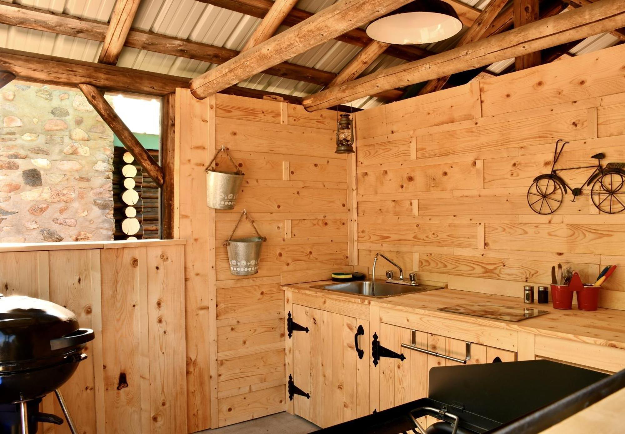 Domaine le Bostonnais - Le Village en Bois Rond La Tuque Extérieur photo