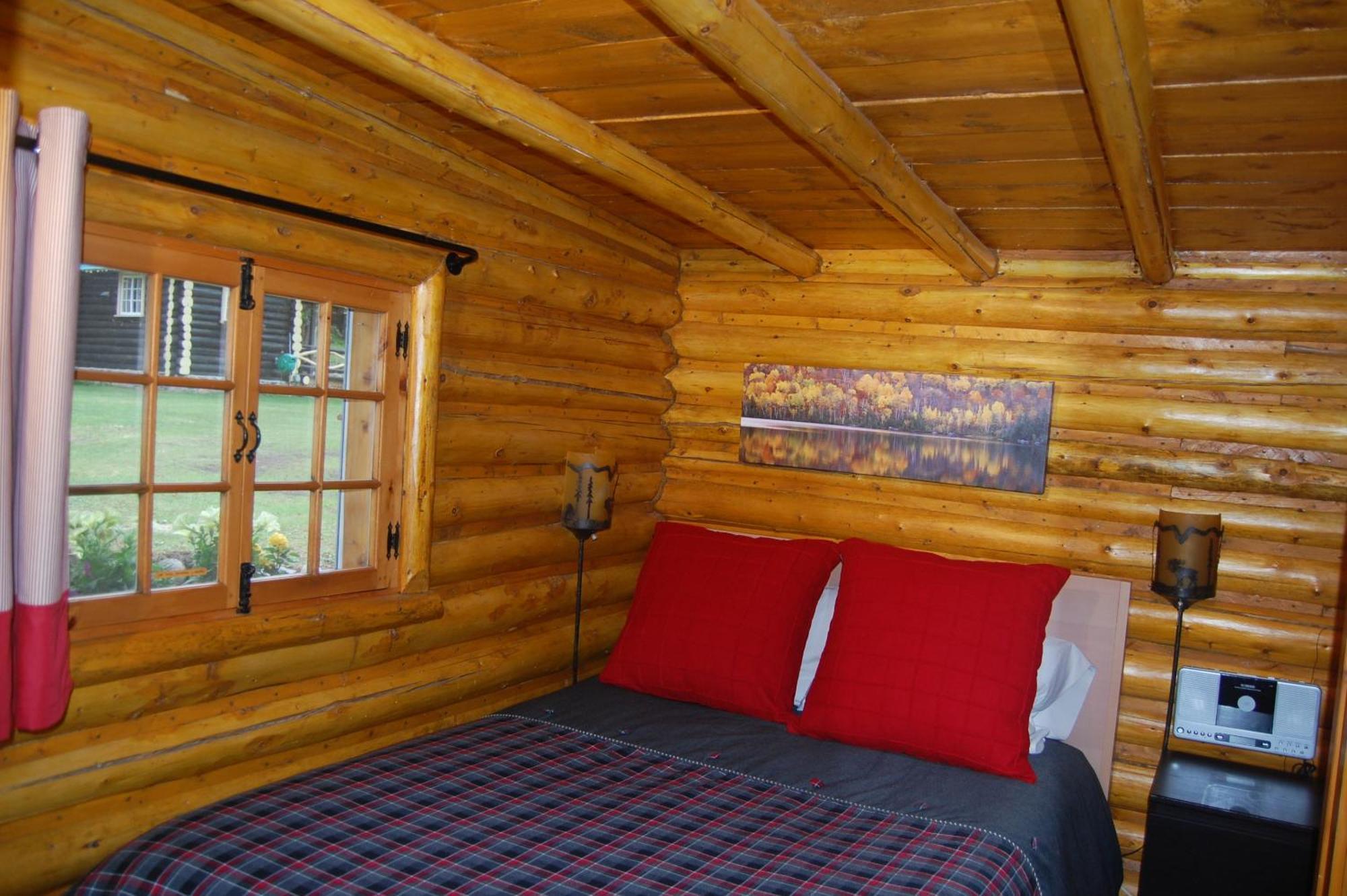 Domaine le Bostonnais - Le Village en Bois Rond La Tuque Chambre photo